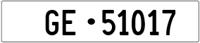 Truck License Plate